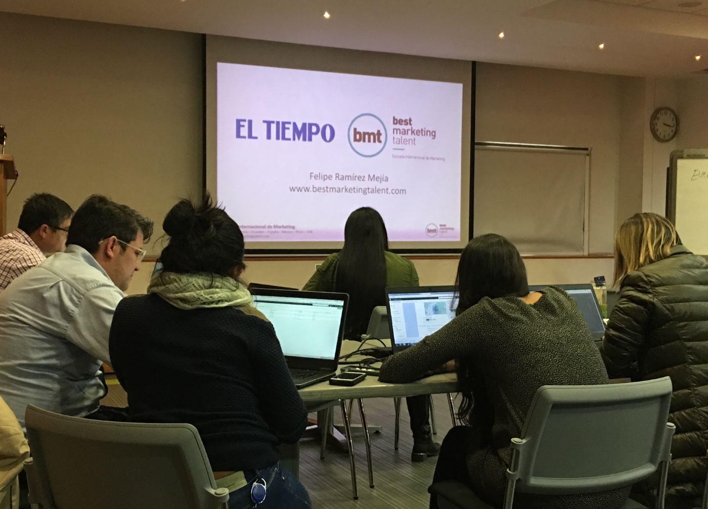 Formación in-company de bmt para el equipo de EL TIEMPO